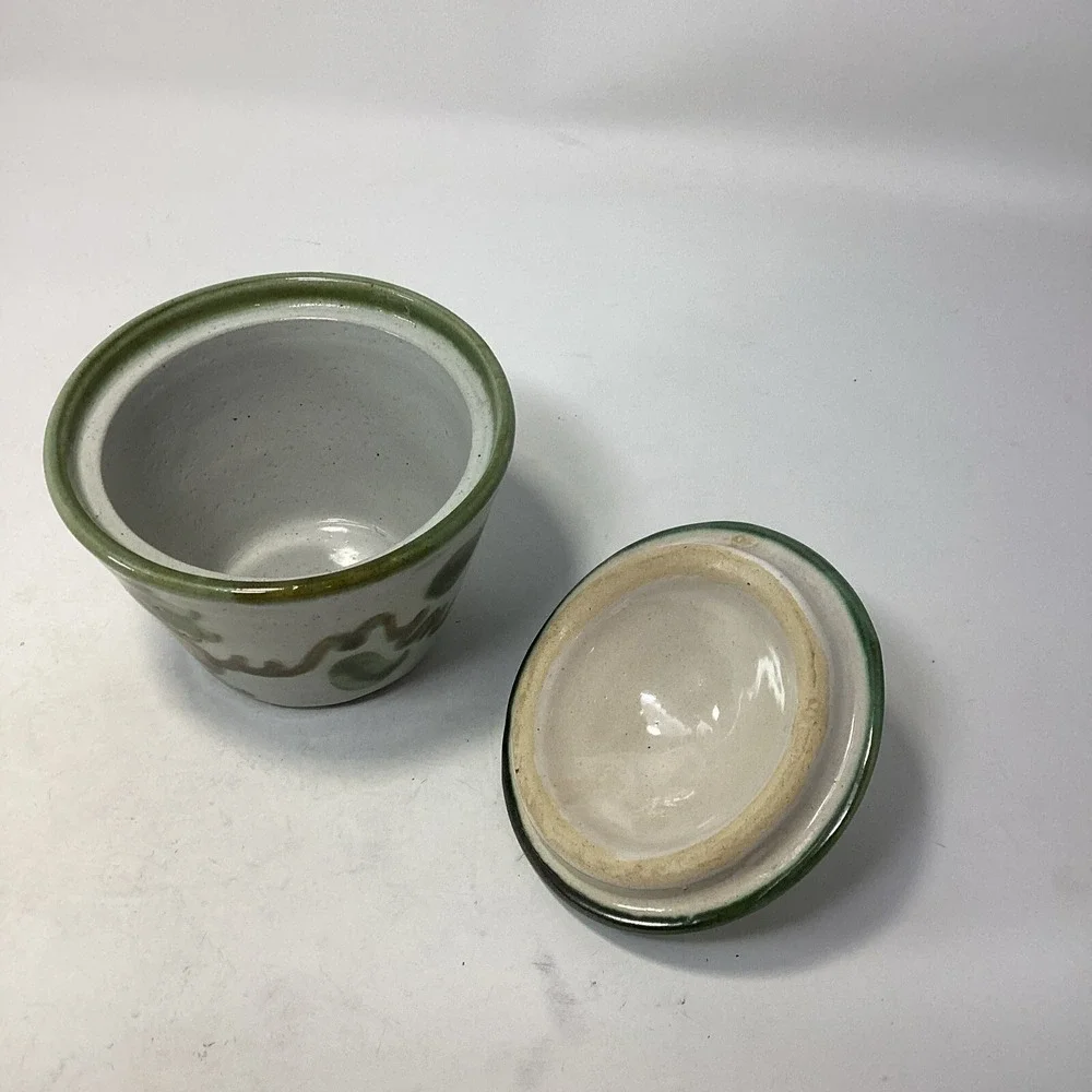 John B Taylor Ceramics Louisville Kentucky Harvest Pear Sugar With Lid